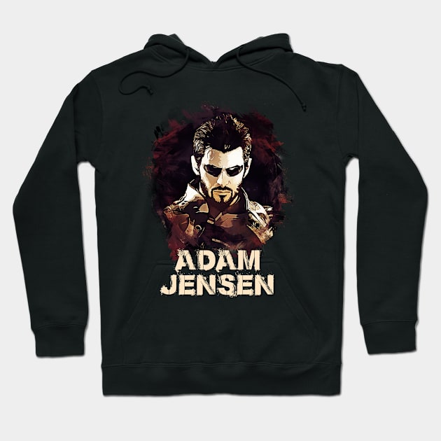 Adam Jensen - DEUS EX Hoodie by Naumovski